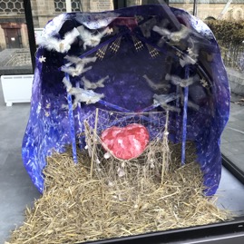 Krippe im grüssgott Citypastoral Essen.HEIC